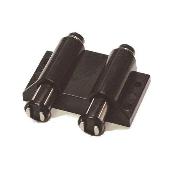 Магнитная защелка двойная отталк. черный 