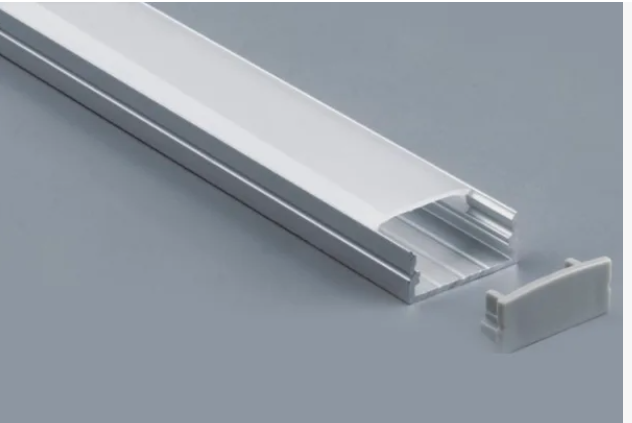 Профиль для светодиодной ленты накладной накладной 16x7x2000mm белый матовый 