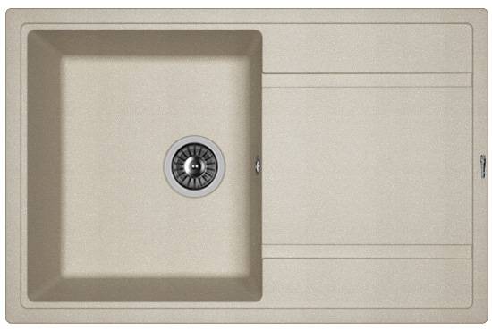 Мойка Липси 780 Грей 780х510х200мм прямоугольный 1 чаша Florentina 20.270.С0780.305 