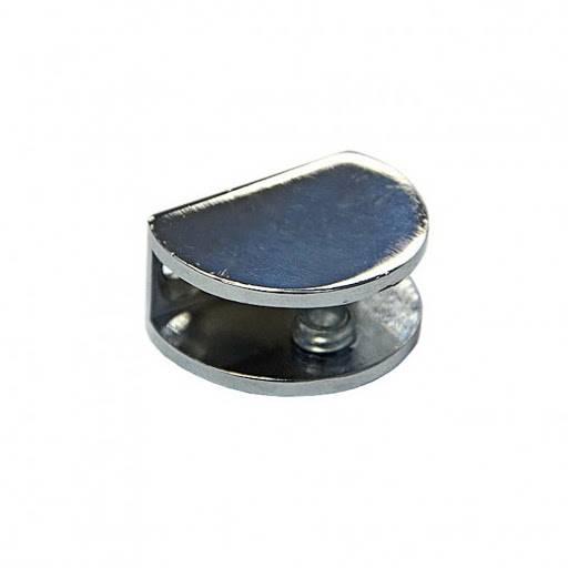 Полкодержатель 611B-1 для стекла 10мм хром Китай 