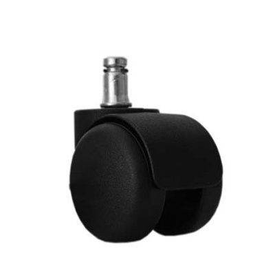 Опора колесная d=50 TWF 50 со штырем 11мм, для кресел черный 