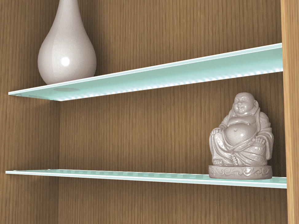 Светильник светодиодный серебристый 12V / 2,5W теплый белый 3000К Hafele 833.74.050