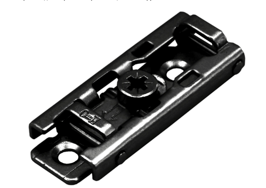 08.0194 Прямая/Линейная планка AQ clip-on H=0 Черная 