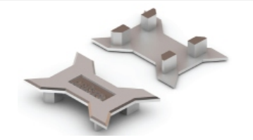 Заглушка несущего профиля  черный матовый