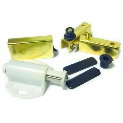 Магнитная защелка одинарная с U-обр. петлей золото 