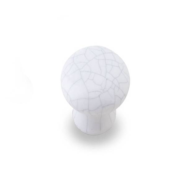 MGB-616 Ручка кнопка Белый Керамика KERRON