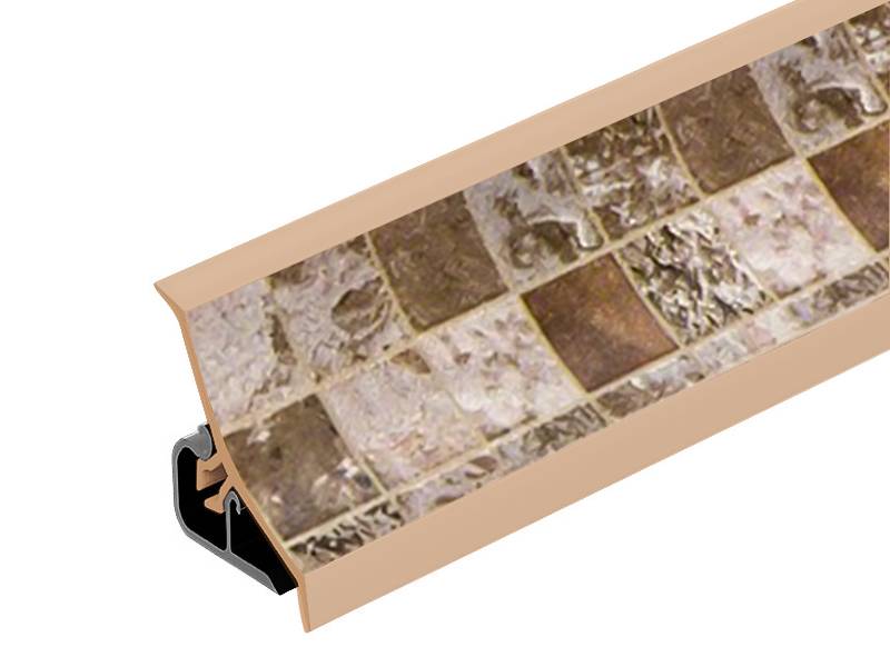 Плинтус Модена 132М AP120 - 3 000мм пластик Termoplast 