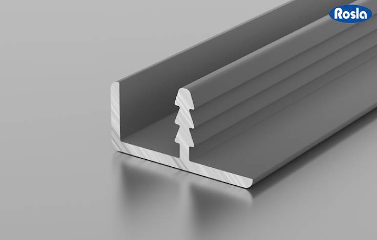 Фасадный профиль Росла ДР 1-07 анодированный 3 м для 17мм 