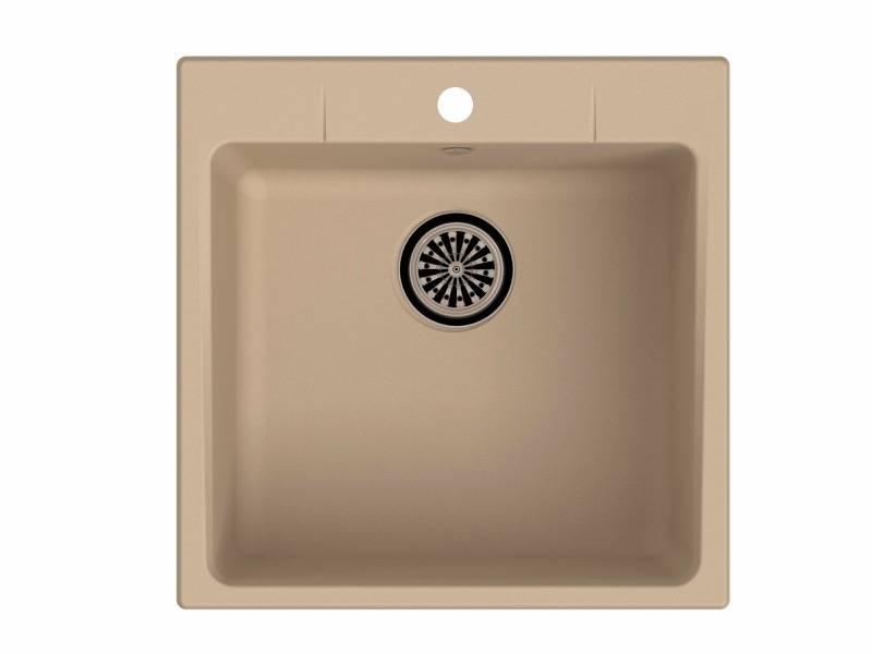 Мойка Gerd 50G Крем 510х510х200мм Квадрат 1 чаша Ewigstein 50G 