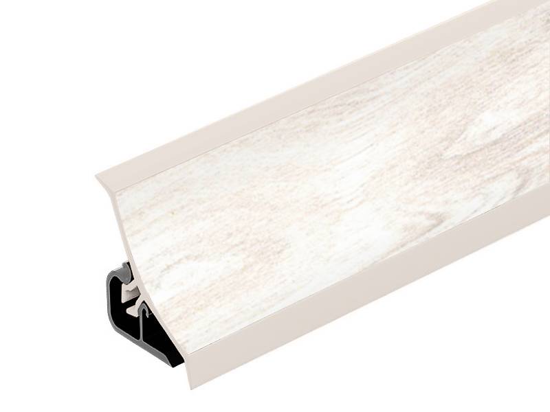 Плинтус Олива Жемчужная 051М LB 23 - 3 000мм пластик Korner 