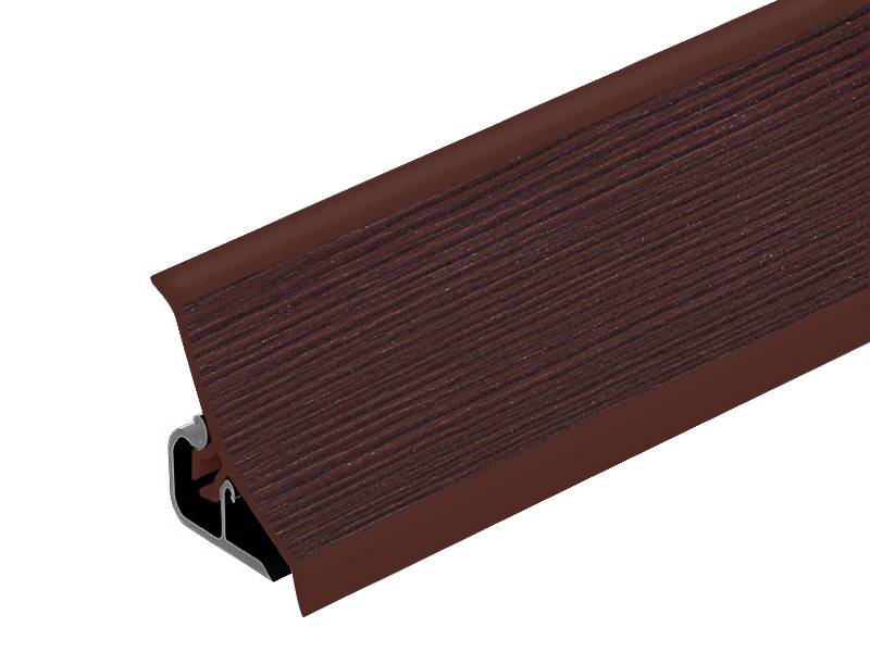 Плинтус Дуглас Темный 135М AP120 - 3 000мм пластик Termoplast 