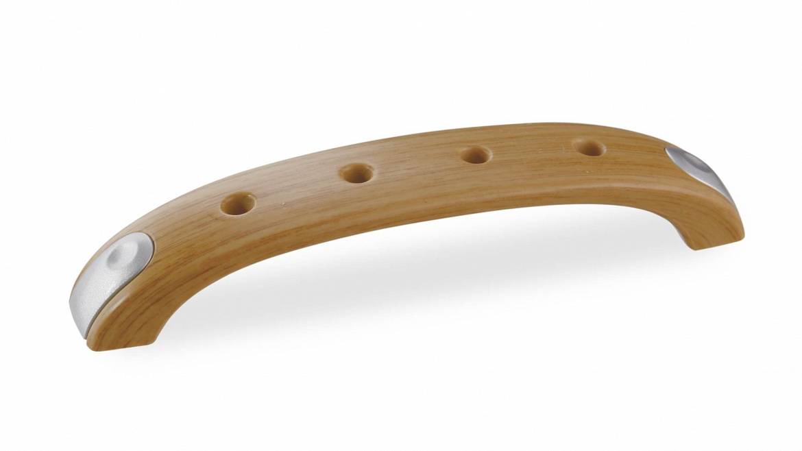 S-022 Ручка скоба 128 мм Желтый Пластик Валмакс