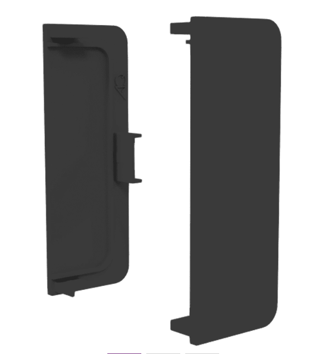 02.0134 Заглушка закрытая (Глух) Универсальный Черный AQ для С 