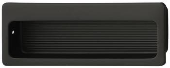 151.00.322 Ручка врезная 92 мм Черный Металл Hafele