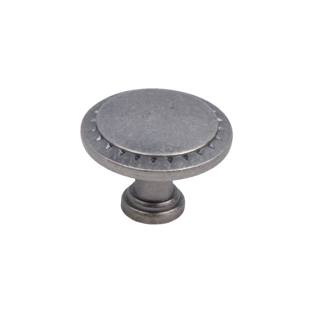 RK-086 BAZ Ручка кнопка Черненый старинный цинк Металл KERRON