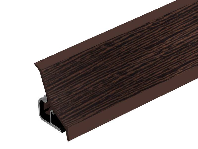 Плинтус Венге Линум 1М AP120 - 3 000мм пластик Termoplast 