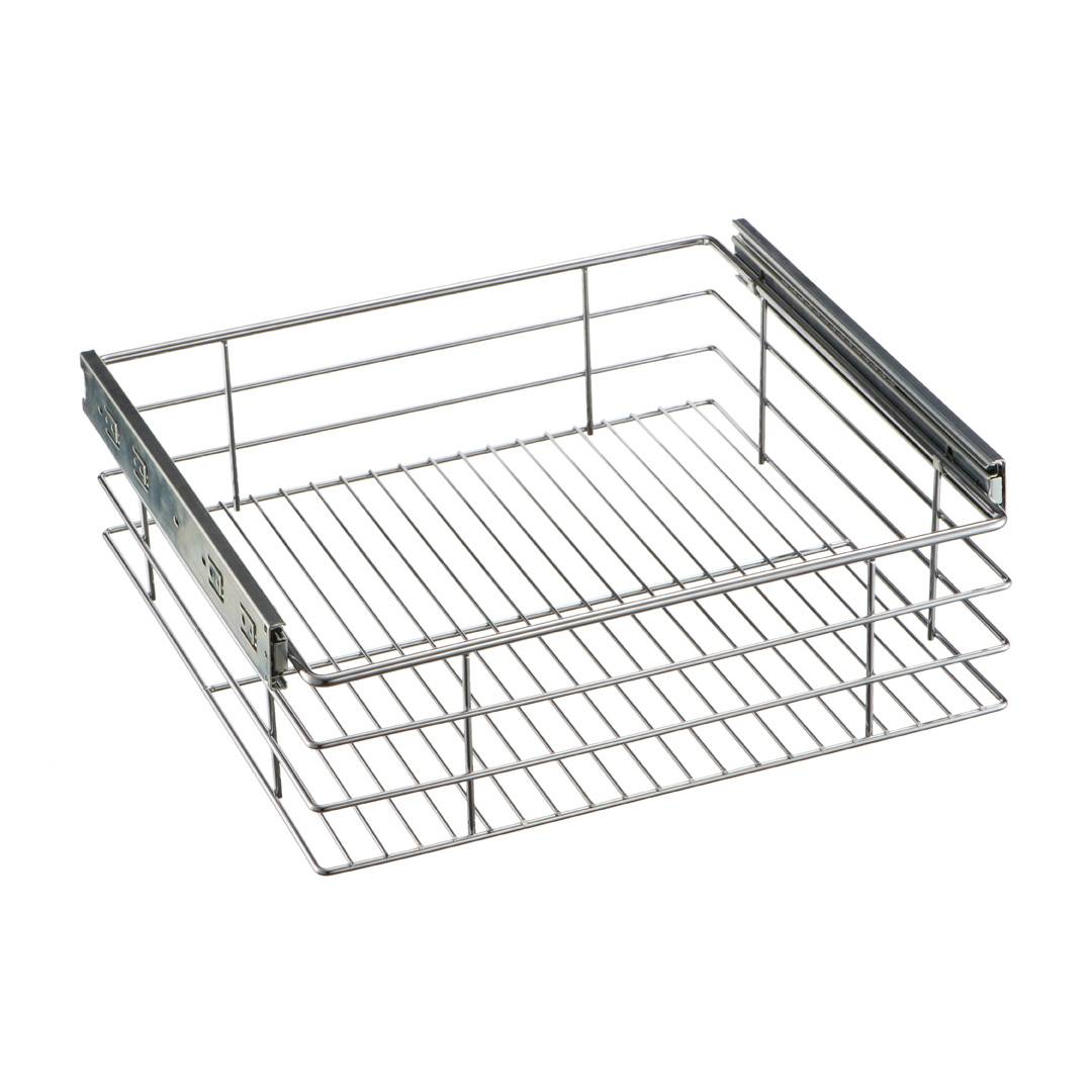 Корзина выкатная 500 мм бок. крепл. Хром YJ-G5001 Lemax 