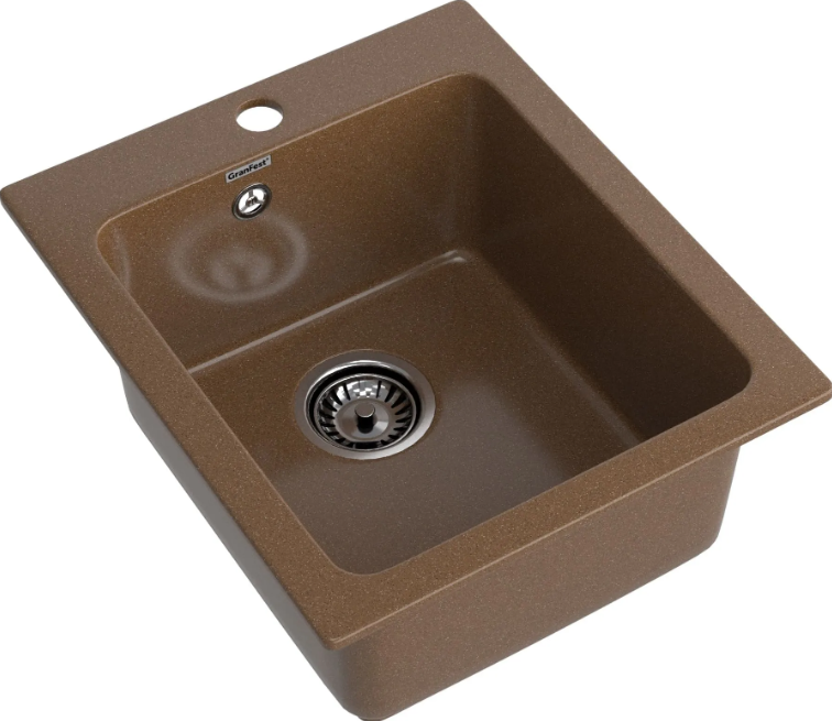 Мойка PRACTIK - Терракот 505х430х200мм прямоугольный 1 чаша GranFest GF-P505 