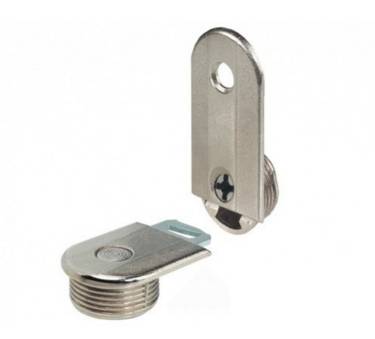 Стяжка SOLO 32 никель для плит 16 мм 263.00.738 Hafele