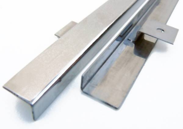 Планка для щита 10 мм (Слотекс) угол внешний 600 матовый