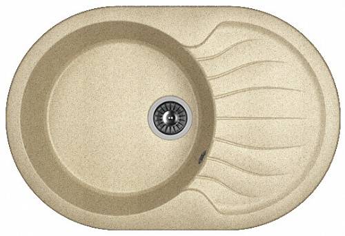 Мойка Берта 760 Терра 760х510х200мм овальный 1 чаша Dr.Gans 25.040.С0760.405 