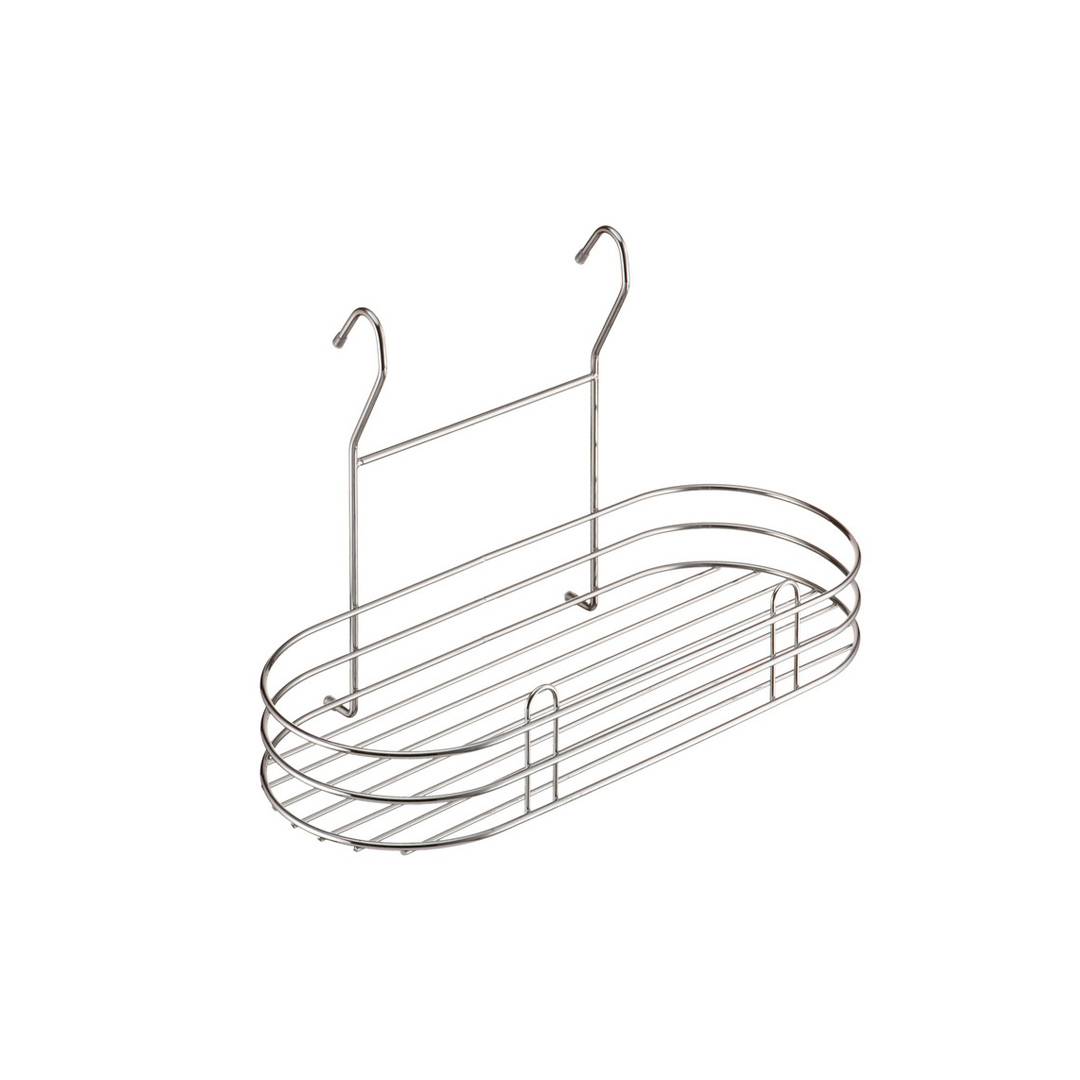 Полка одноярусная овальная 405х185х250 мм хром LE 560 Lemax