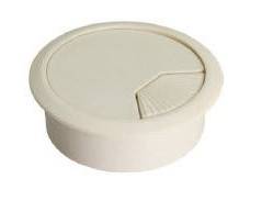 Розетка для комп. столов КК-60 бежевый пластик