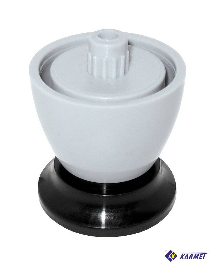 Опора ОР 41-02 40 мм серый+черный 