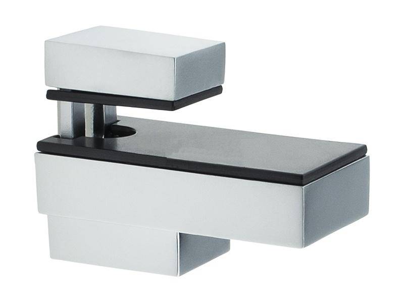 Полкодержатель для стекла и плит (квадр) Китай  хром матовый 