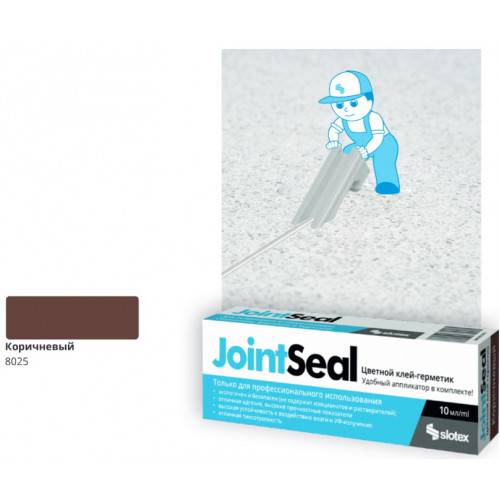 Цветной клей-герметик JointSeal Коричневый Slotex