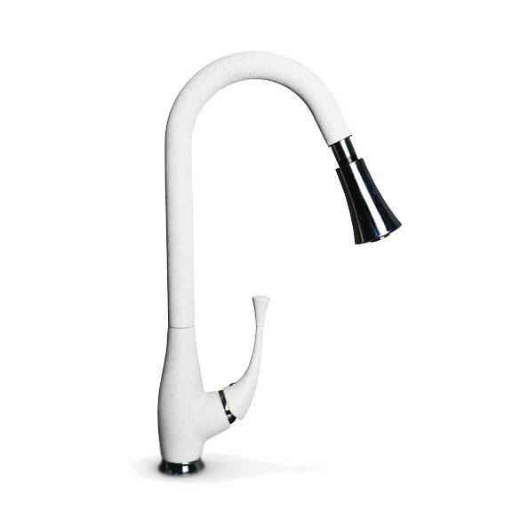 3773331GF Смеситель 3773 D-40 мм Белый GranFest 