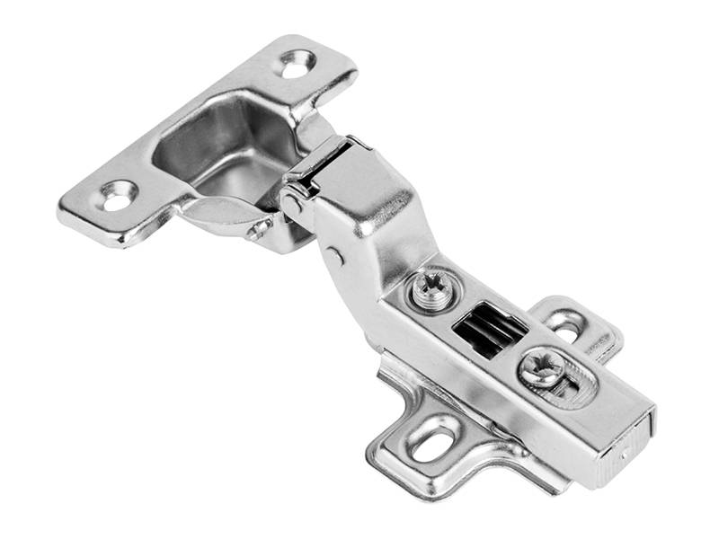 Петля 90 гр. Вкладная GTV быстрого монтажа никель HF-04, большая 