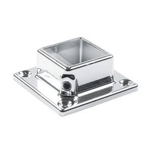 Фланец с фиксацией PRIMO SYSTEM 20х20 ТР71 хром 