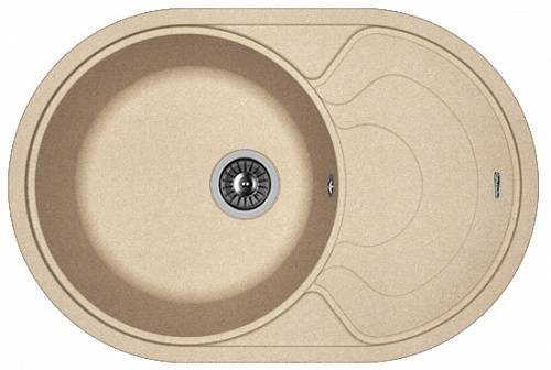 Мойка Родос 760 Песочный 760х510х200мм овальный 1 чаша Florentina 20.140.D0760.107 
