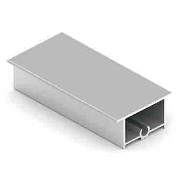 Белый глянец NOVA Рамка средняя закрытая Окраска для 16 мм 5,4 м 