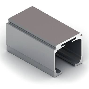 4 в 1 Направляющая верхняя Черный Анодир. 5 м 