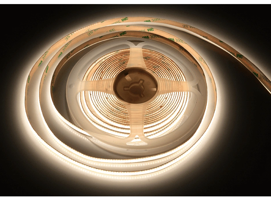 15.0333 Лента СОВ 480 диодов / п.м. Ширина 8мм Нейтральный белый 4000K 24V 14,4W AQ 