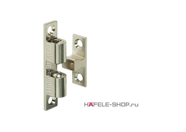 Защелка двери двойная шариковая 43 мм никель 244.20.614 