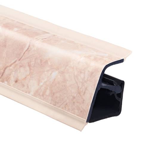 Плинтус Мрамор прованс 242Г, 4026М WAP118 - 4 200мм пластик Rehau 