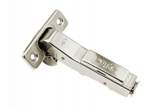 17569 Петля +45гр. 110 гр. (45мм) 45 гр. DTC Pivot-Pro с доводчиком Clip-On никель без планки 