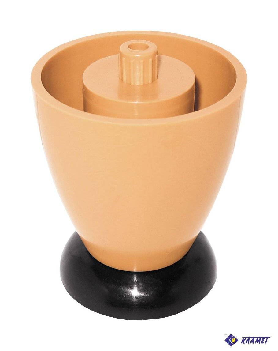 Опора ОР 60Б-01 60 мм бук+черный 