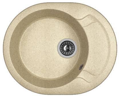 Мойка Берта 580 Терра 580х470х200мм овальный 1 чаша Dr.Gans 25.040.В0580.405 