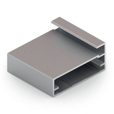 Профиль рамочный 298 L=5800 4мм (F1-11) Хром матовое 