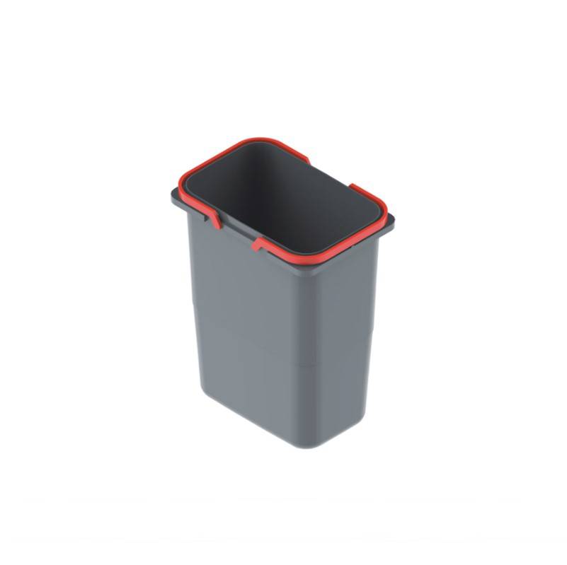 Ведро для мусора  б/выдвижения 15 л. серый REJS TE22.1994.05.049 