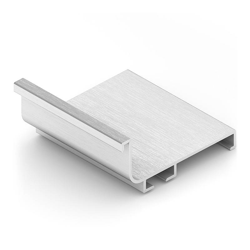  Ручка профильная  L-для нижней базы 4 100 мм Серебро крац. Металл Aristo