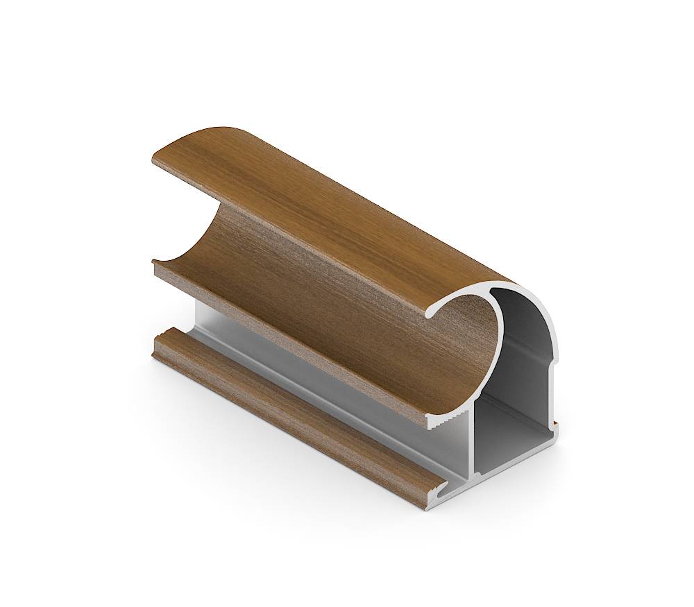 Орех французский Эконом Вертикальный профиль C Пленка ПВХ 5,4 м 