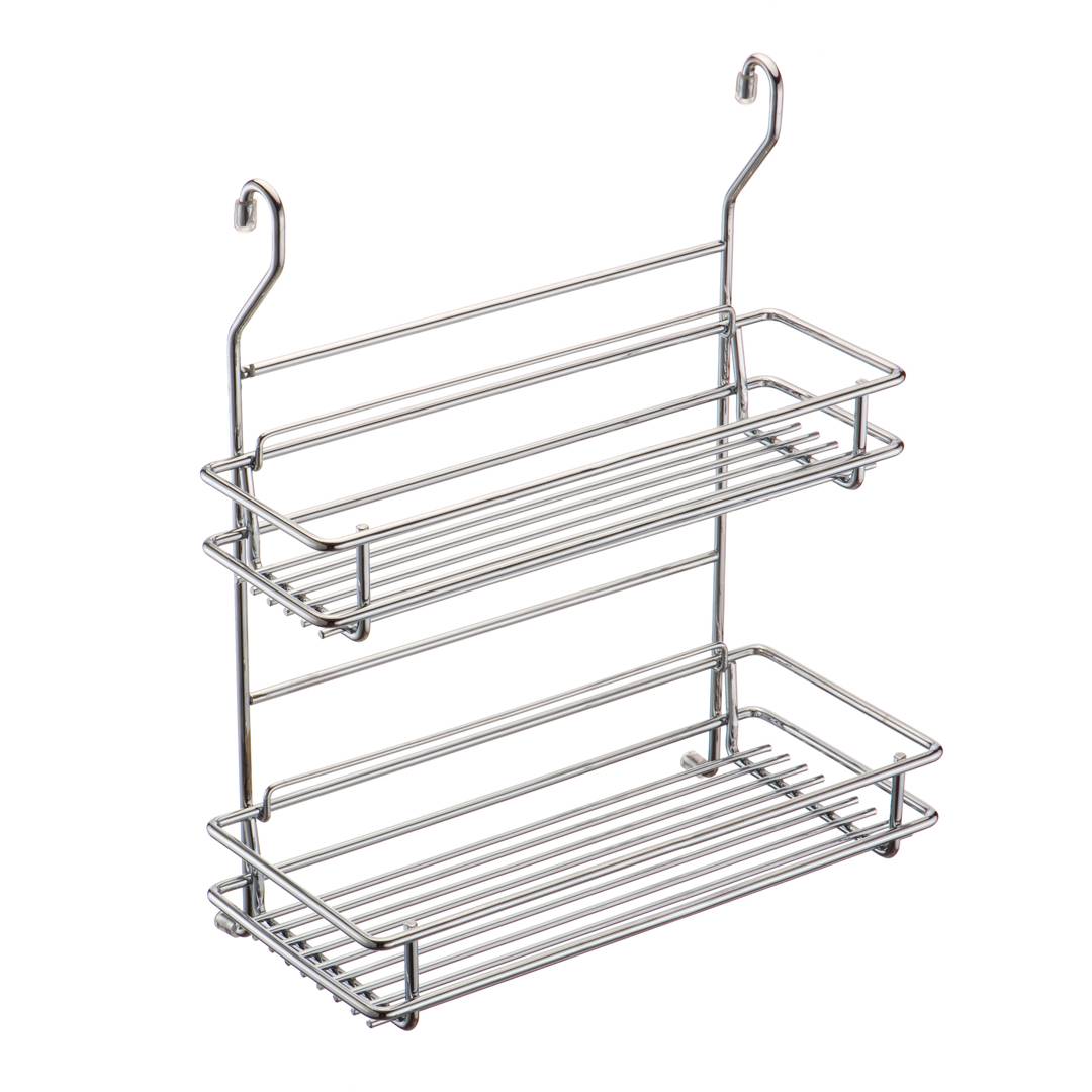 Полка двухярусная разборная 330х170х400 мм хром MX-412 Lemax