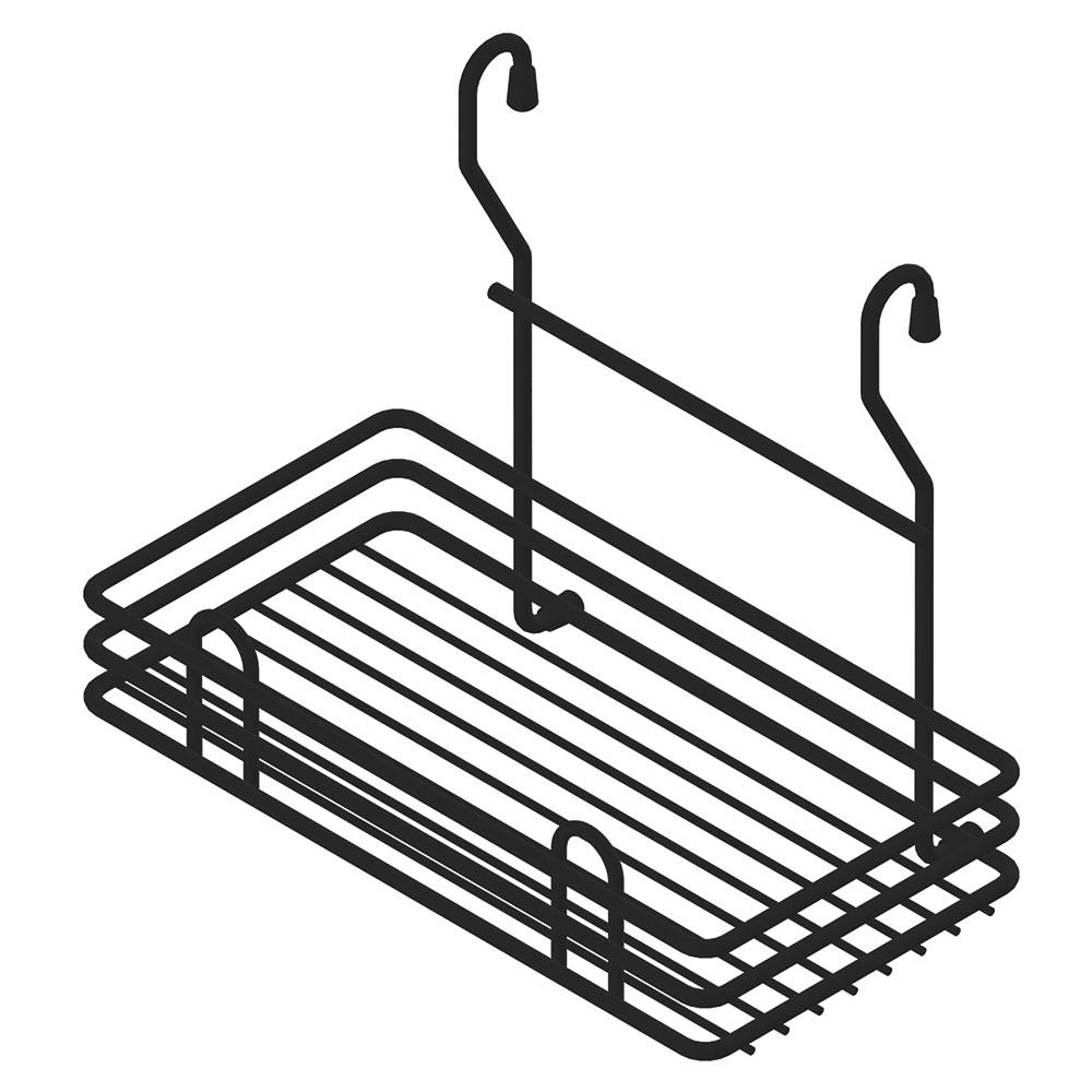 Полка одноярусная 280х175х235 мм черный WE04.0022.01.799 REJS