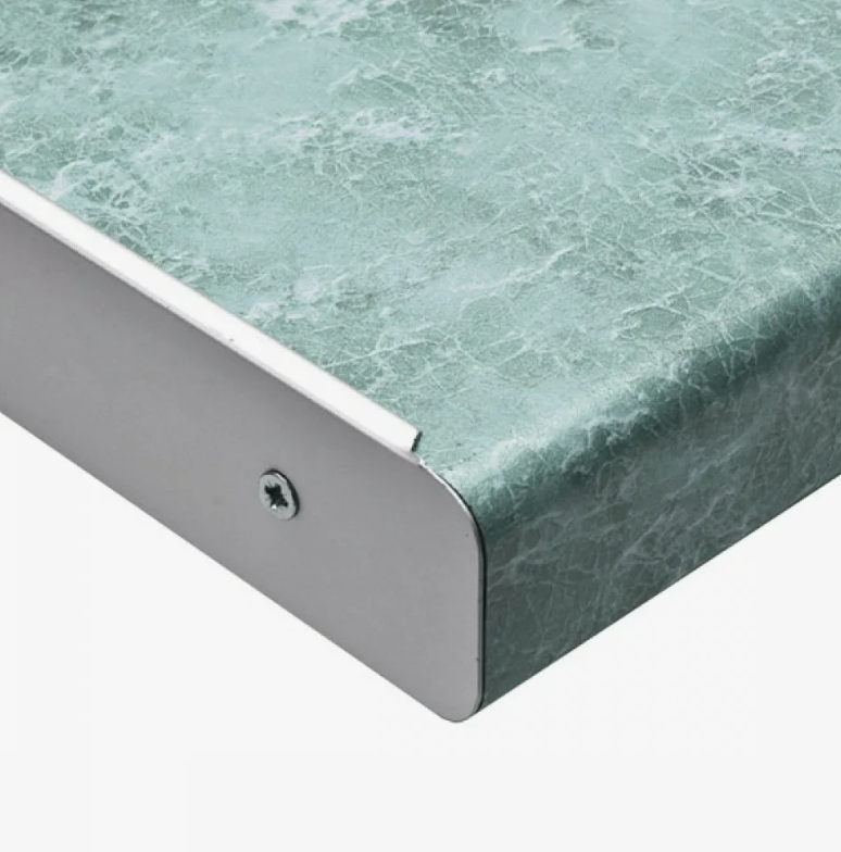 Планка 38 мм торцевая ал. матовая R3 (Слотекс, Союз) 