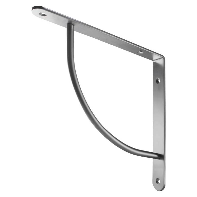 Кронштейн дугообразный Китай 220х220 хром 
